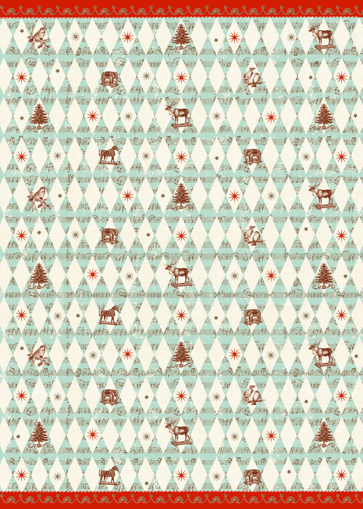 Weihnachtsgeschenkpapier Wintermärchen, 48,5 x 67,5 cm