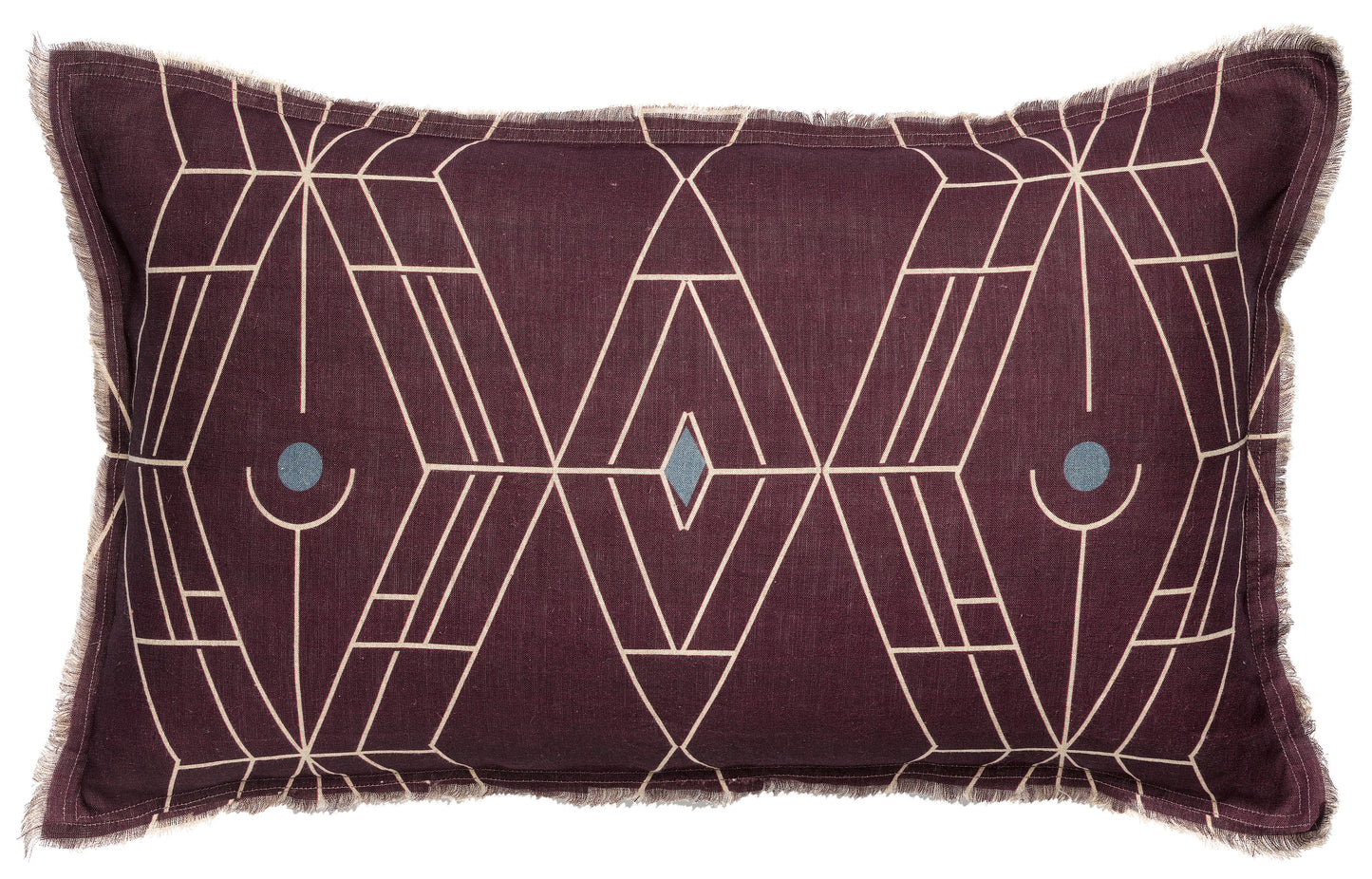 Kissenhülle Set-Fez Bordeaux 40 x 65 cm