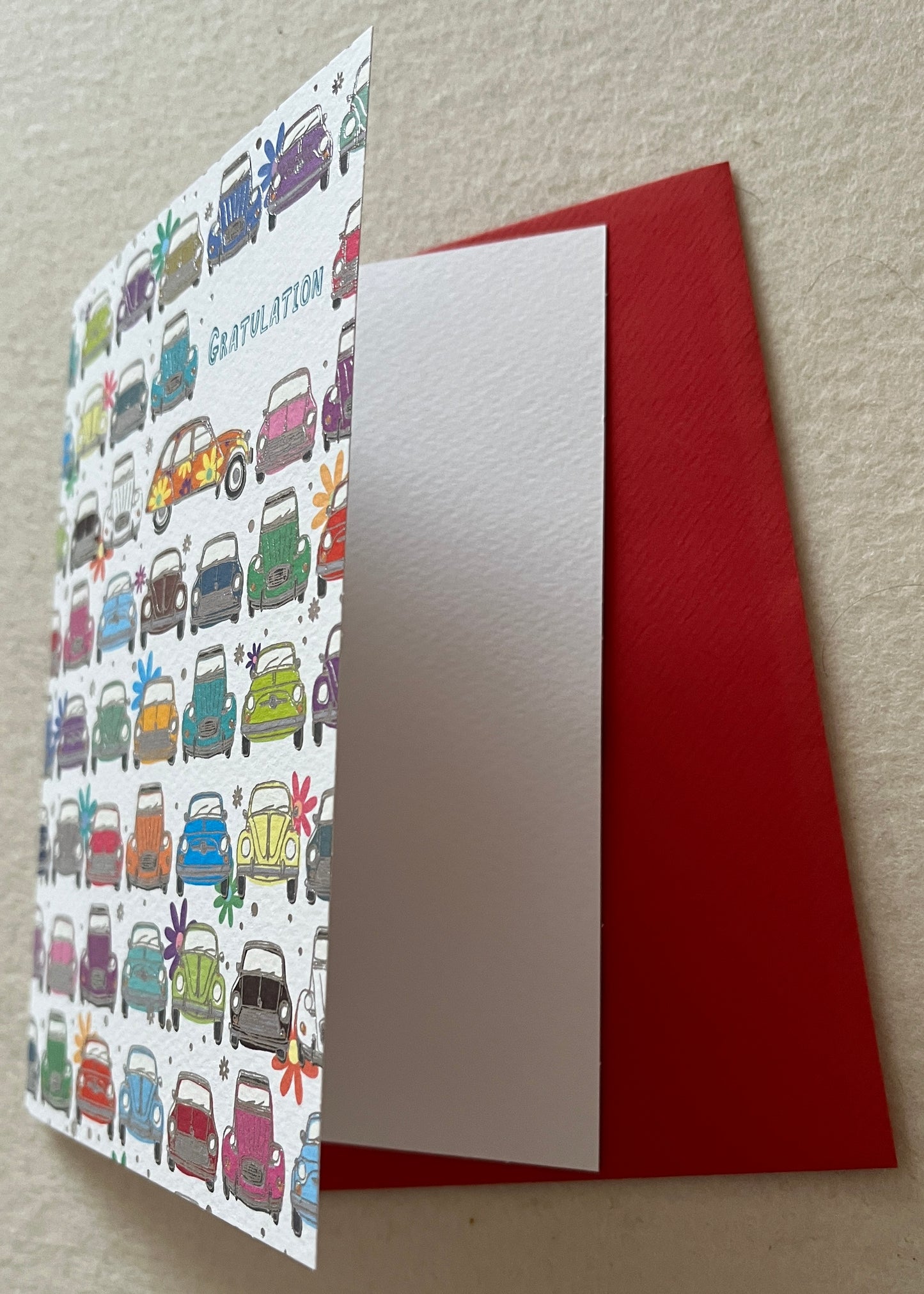 Führerschein Doppelkarte Gratulation