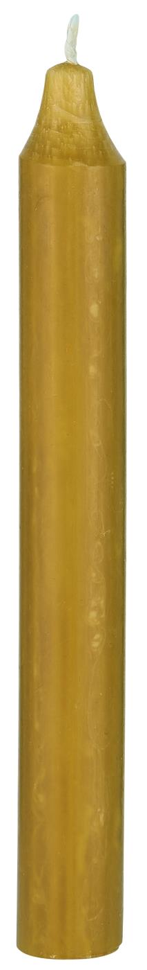 Stab-Kerze D 2,2 cm, H 18 cm, curry, brennt 8 Std., aus Paraffin