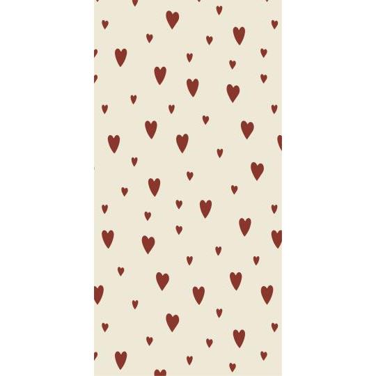 Herzen allover Papierservietten