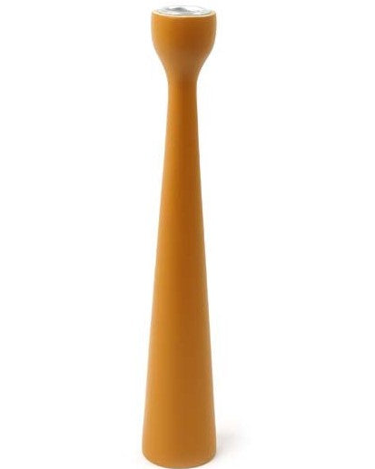 Kerzenhalter Ovation Akazie, Farbe kürbis, D 5 cm, H 30 cm