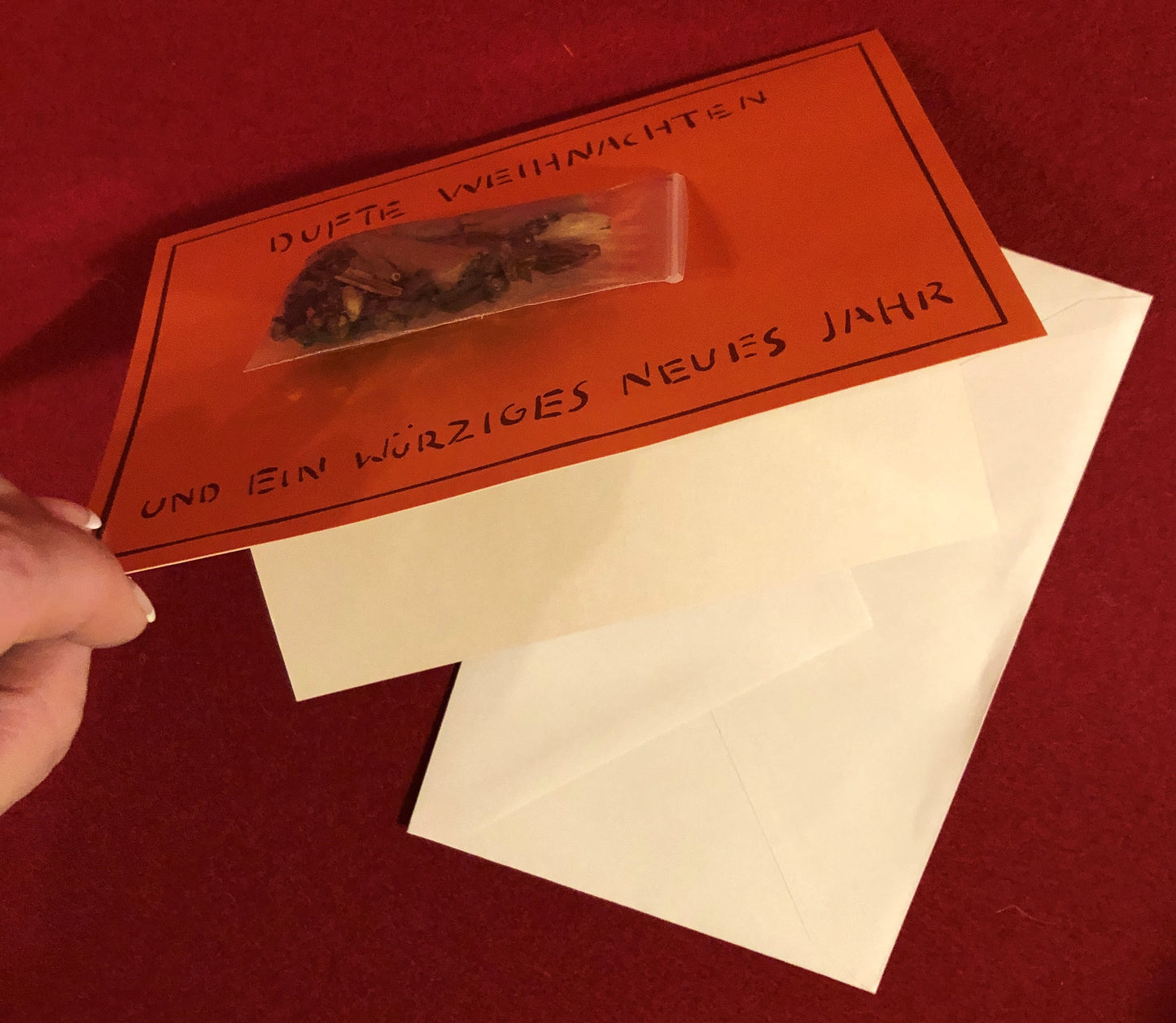 Doppelkarte Weihnachtsduft