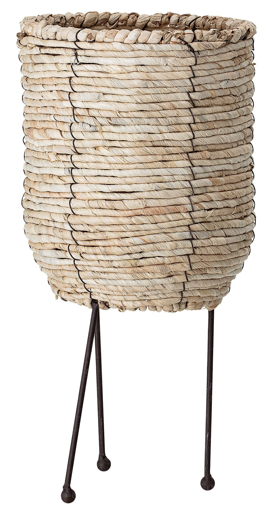 Maisseil-Korb auf Metallfüßen D 18 cm, H 39 cm