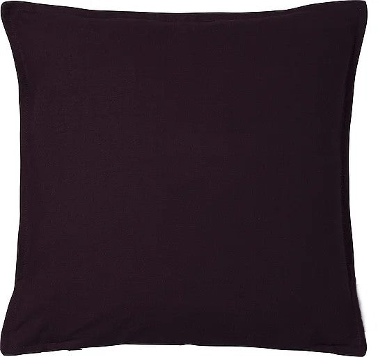 Kissenhülle Cotton Melange, 45 x 45 cm, pflaume