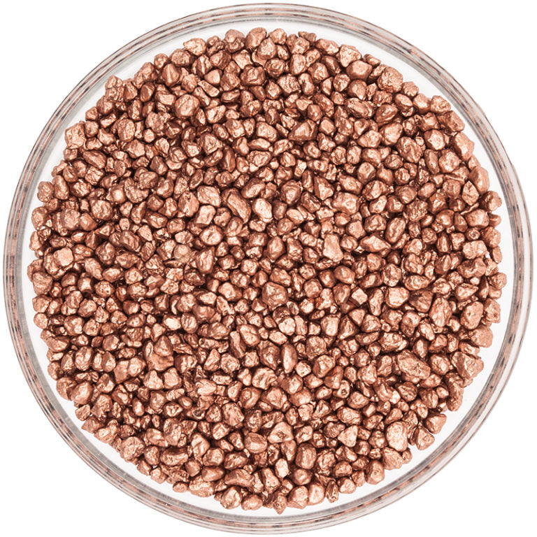 Z on base Kerzen-Kies Metallic Kupfer, 2 - 3 mm, 550 ml