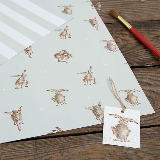 Langohr Hoppel Geschenkpapier Hase