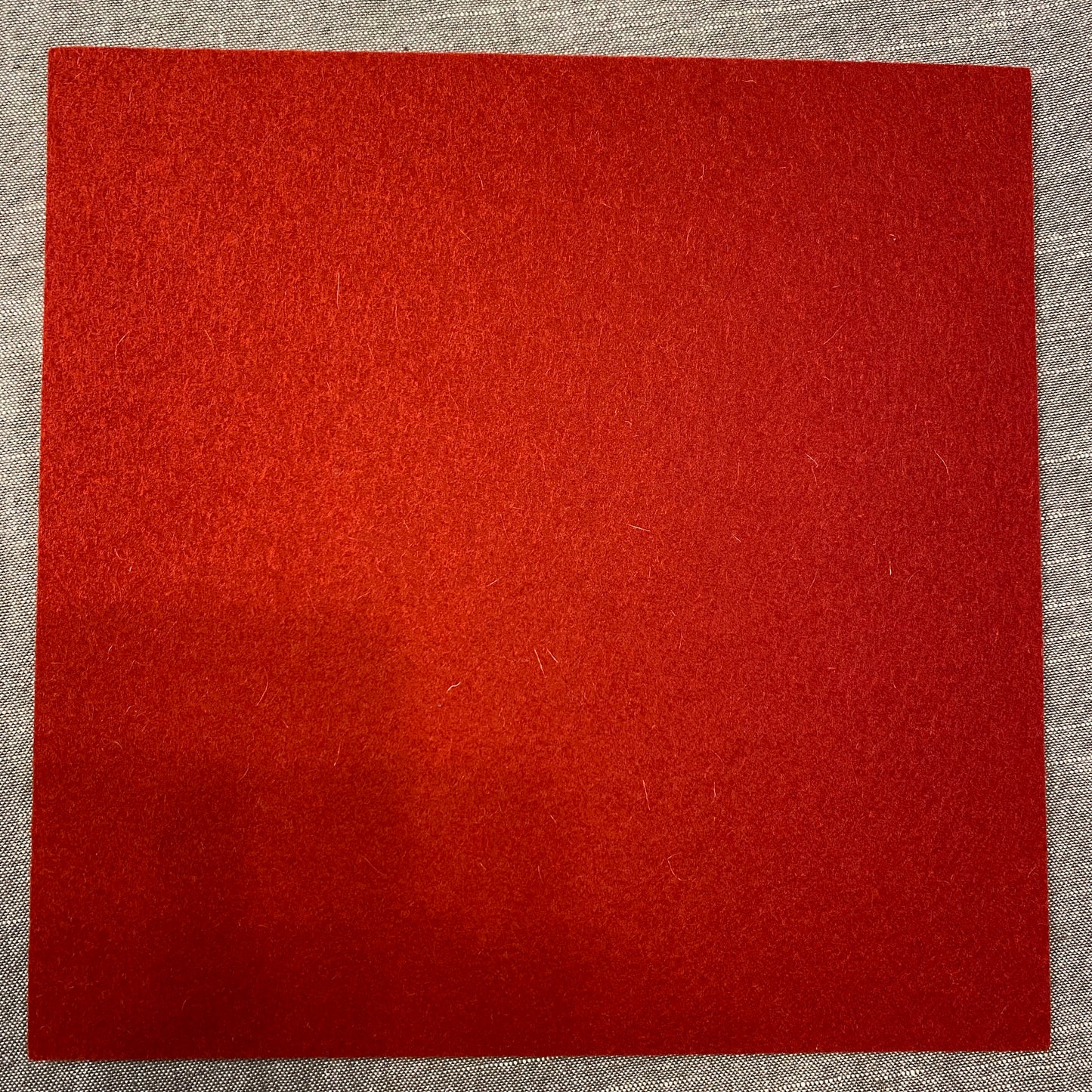 Hey-Sign Wollfilz-Unterlage 25 x 25 cm 11 Rot