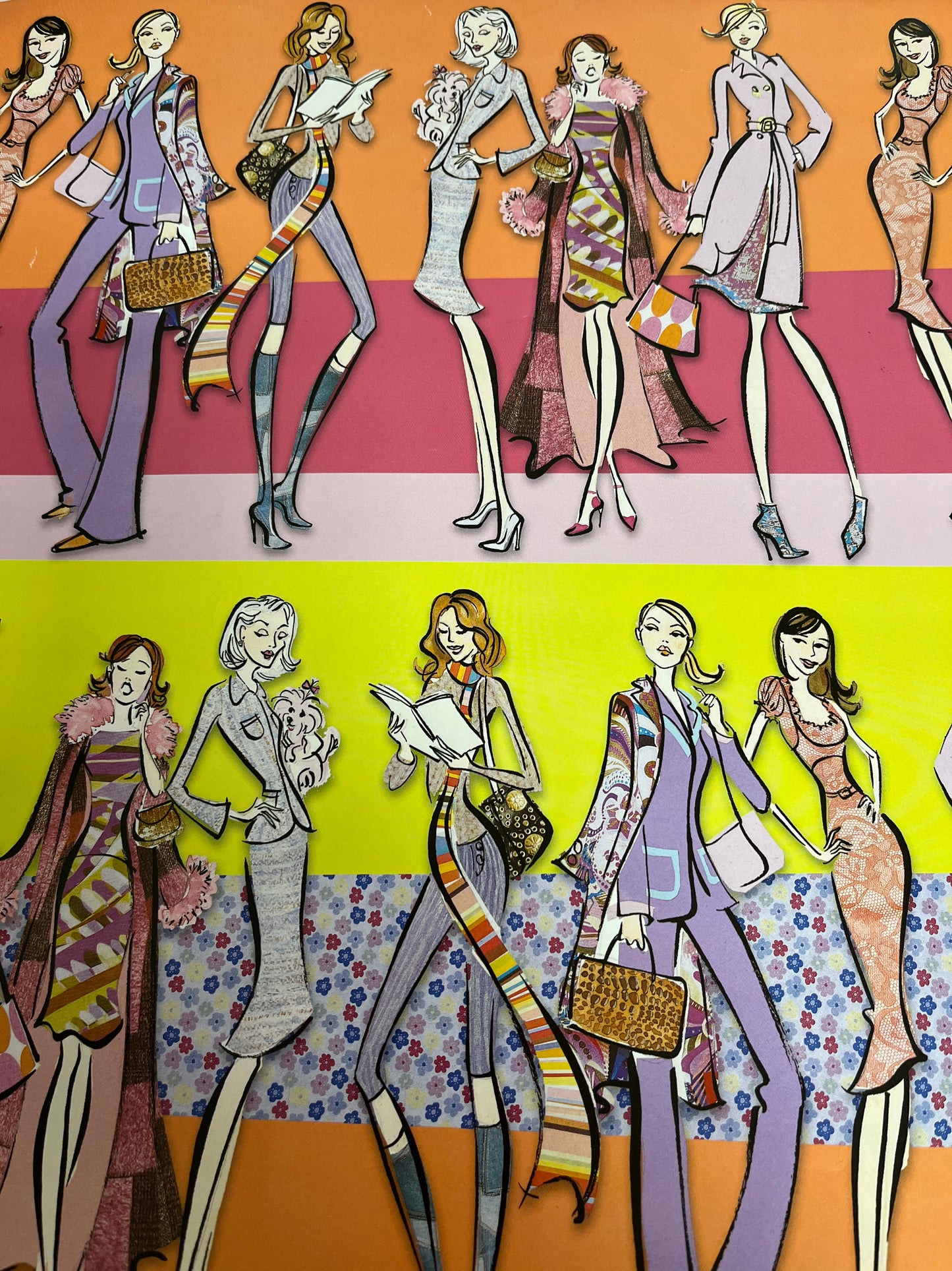 Geschenkpapier Girls