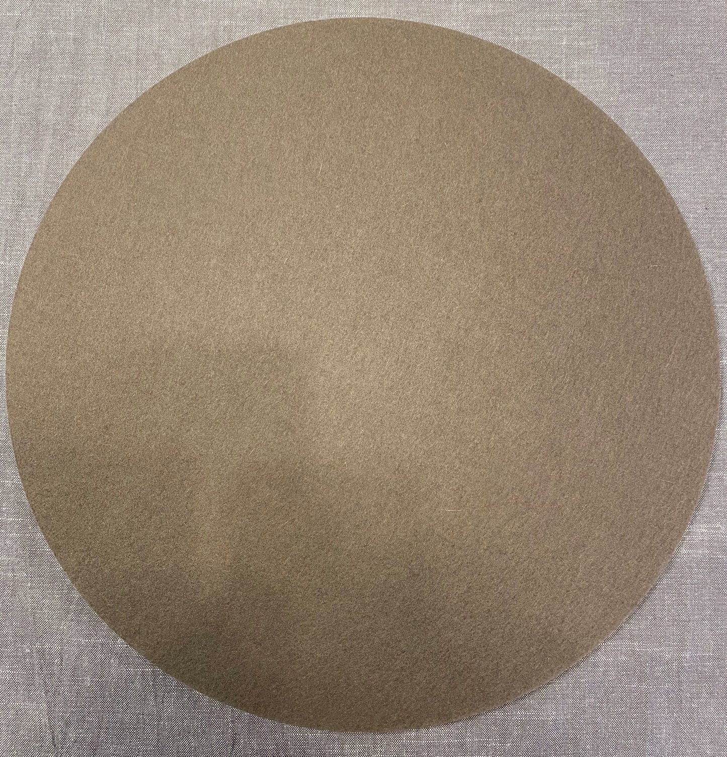 Wollfilz-Unterlage rund D 40cm 35 Taupe