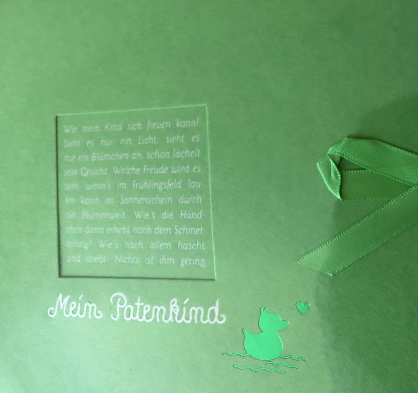 Babyalbum / Kinderalbum "Mein Patenkind"