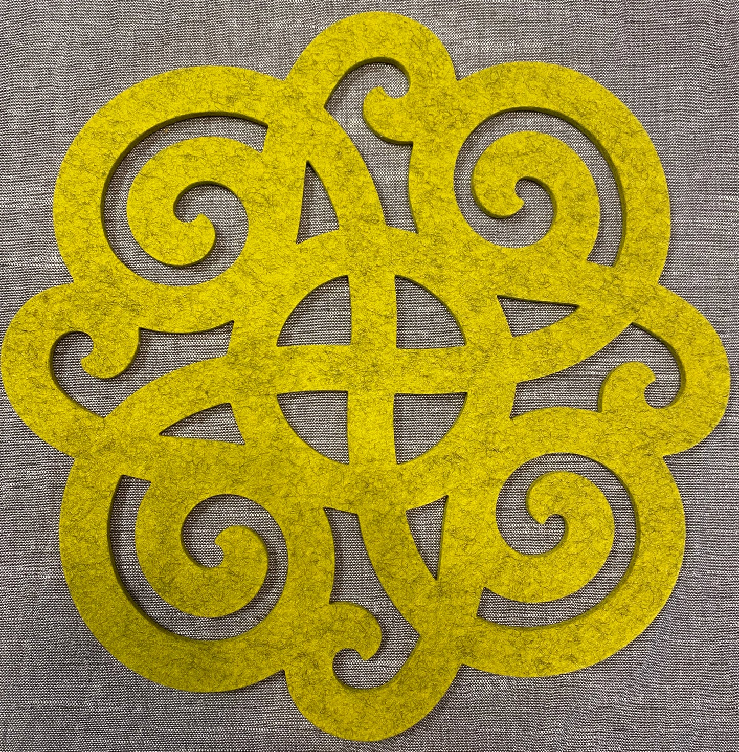 Wollfilz-Unterlage Celtic D32 cm 71 Moos