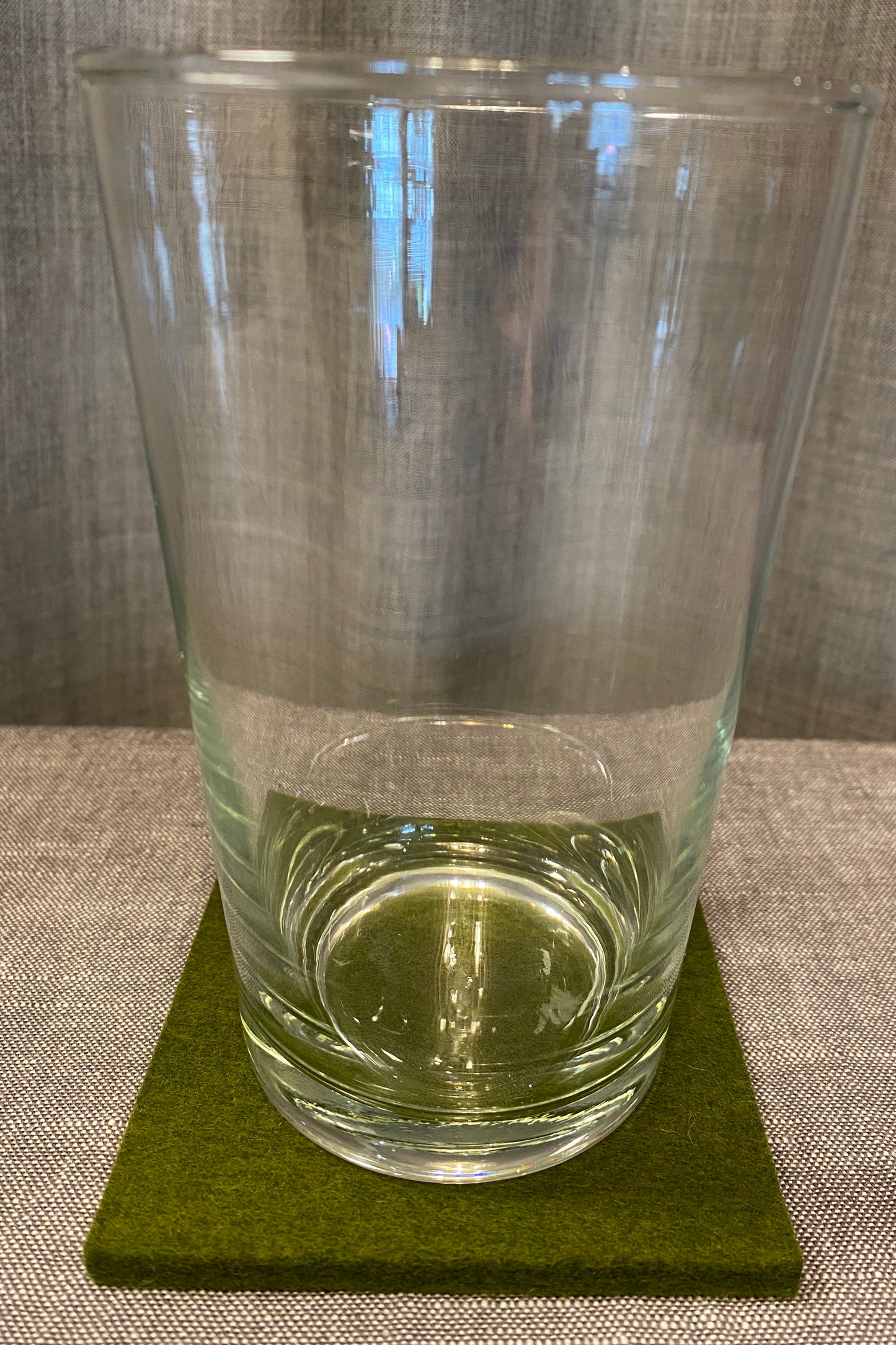 Wollfilz-Untersetzer quadratisch 9 x 9 x 0,5 cm, 24 = olive