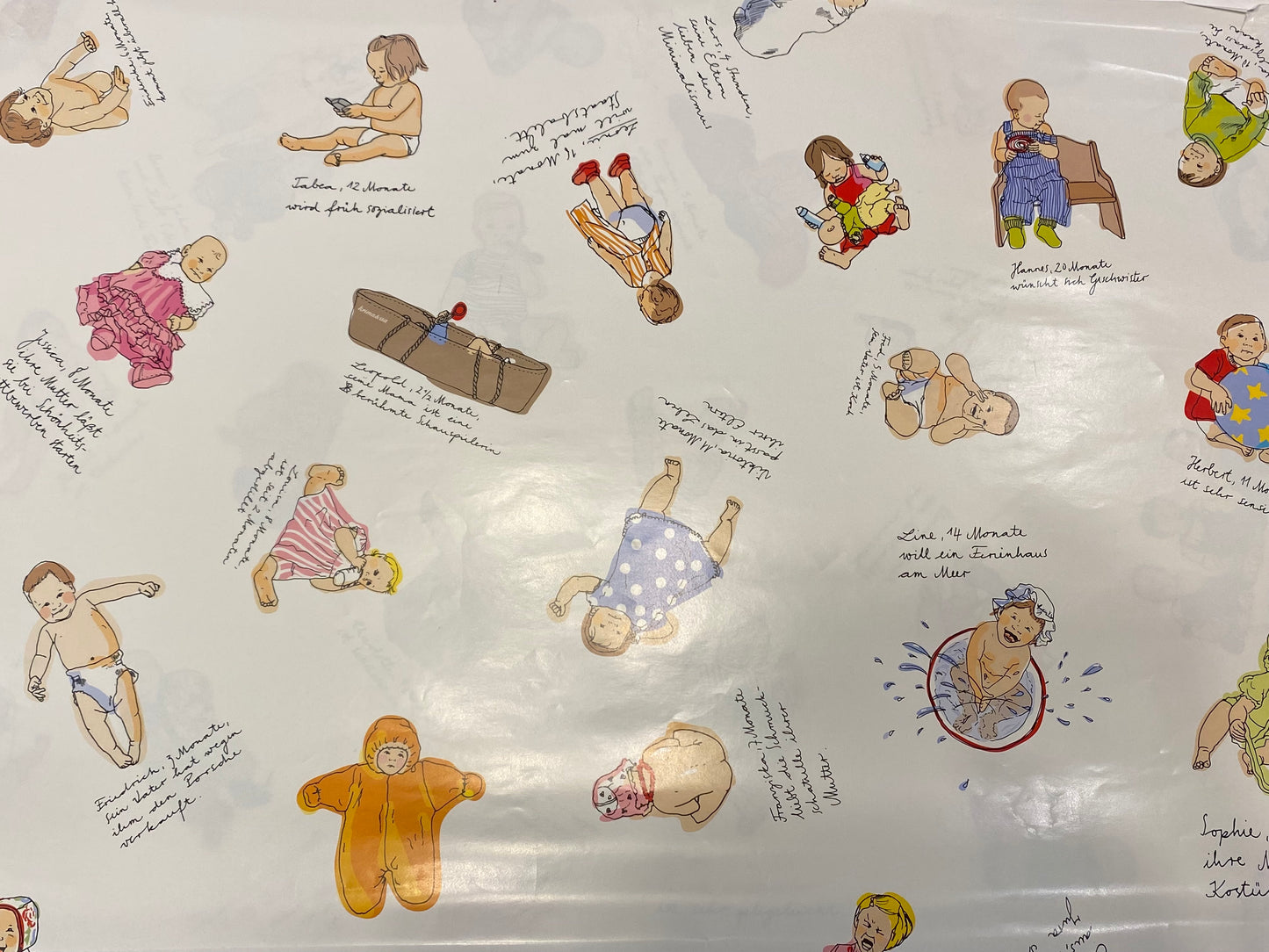 Geschenkpapier Nachwuchs