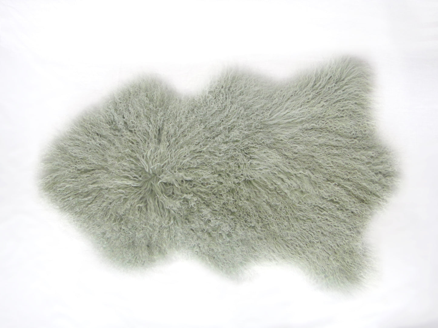 Tibet Lammfell eisgrün, L ca. 80 cm