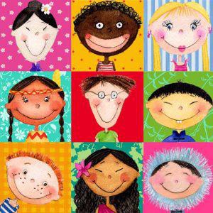 Papierservietten Kinder aus aller Welt