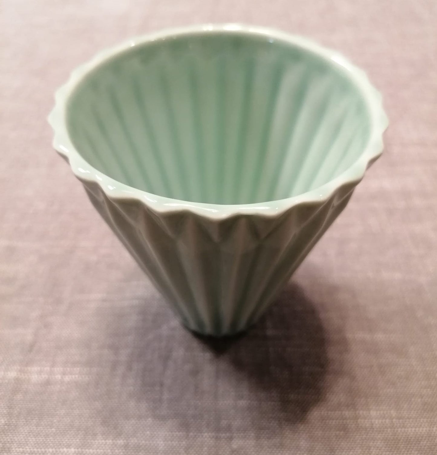 Relief Becher mint, D 8,5 cm, H 9 cm - Design world trade