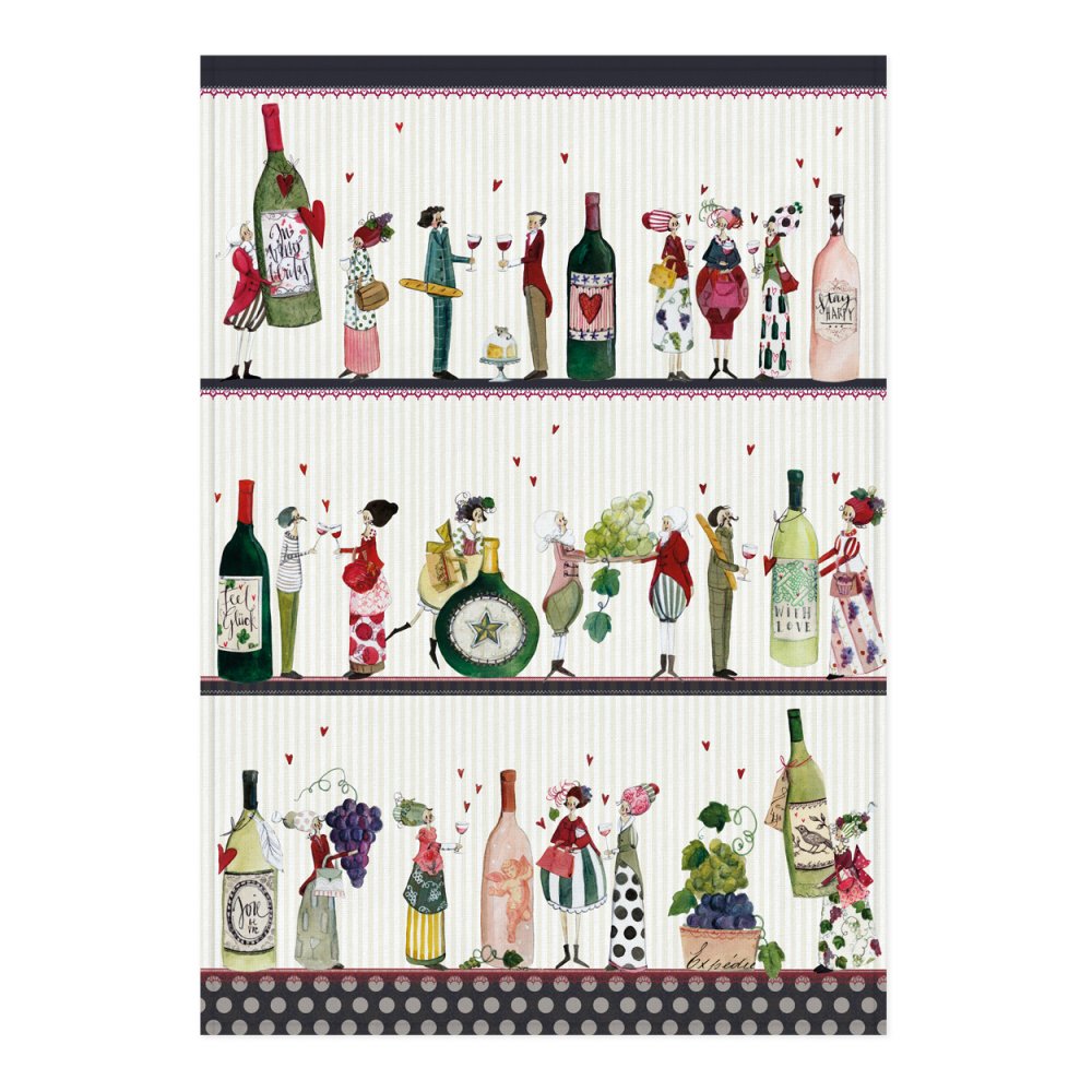 Wine Geschirrtuch Wein