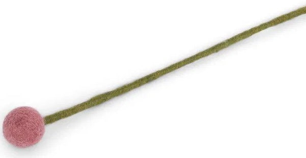 Wollfilz-Kugelblume rouge, D 2 cm, L 32 cm