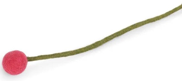 Wollfilz-Kugelblume melone, D 2 cm, L 32 cm