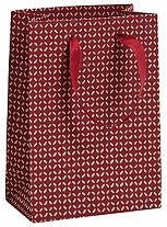 Geschenktüte bordeaux mittel Höhe 23,5cm Breite 18cm Tiefe 8cm