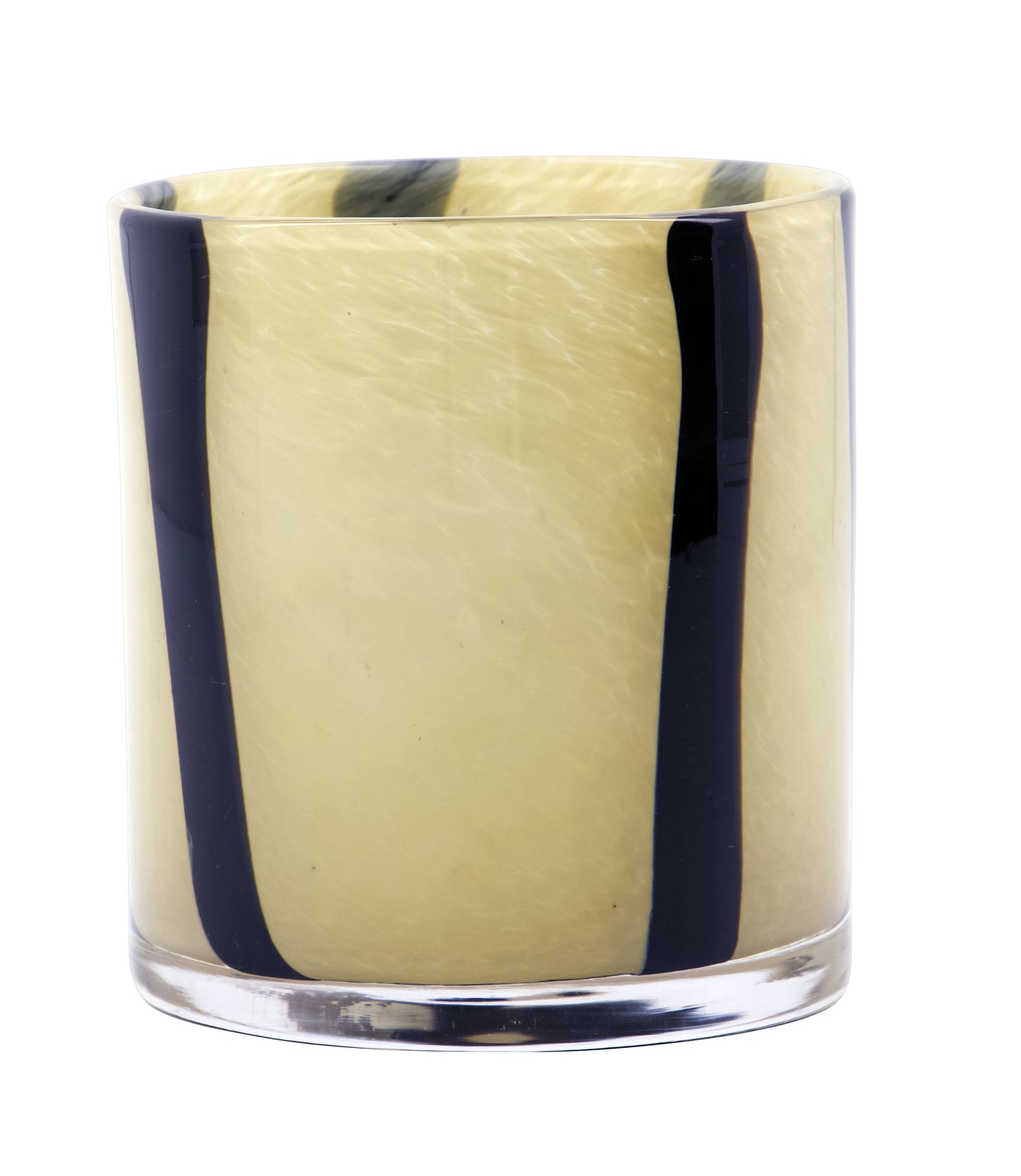 RUL Glas-Windlicht beige-schwarz