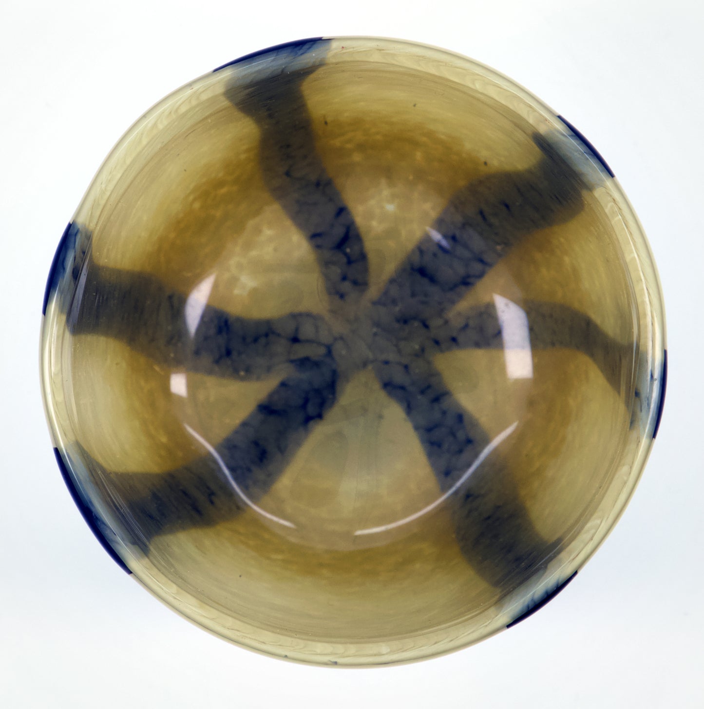 RUL Glas-Windlicht beige-schwarz