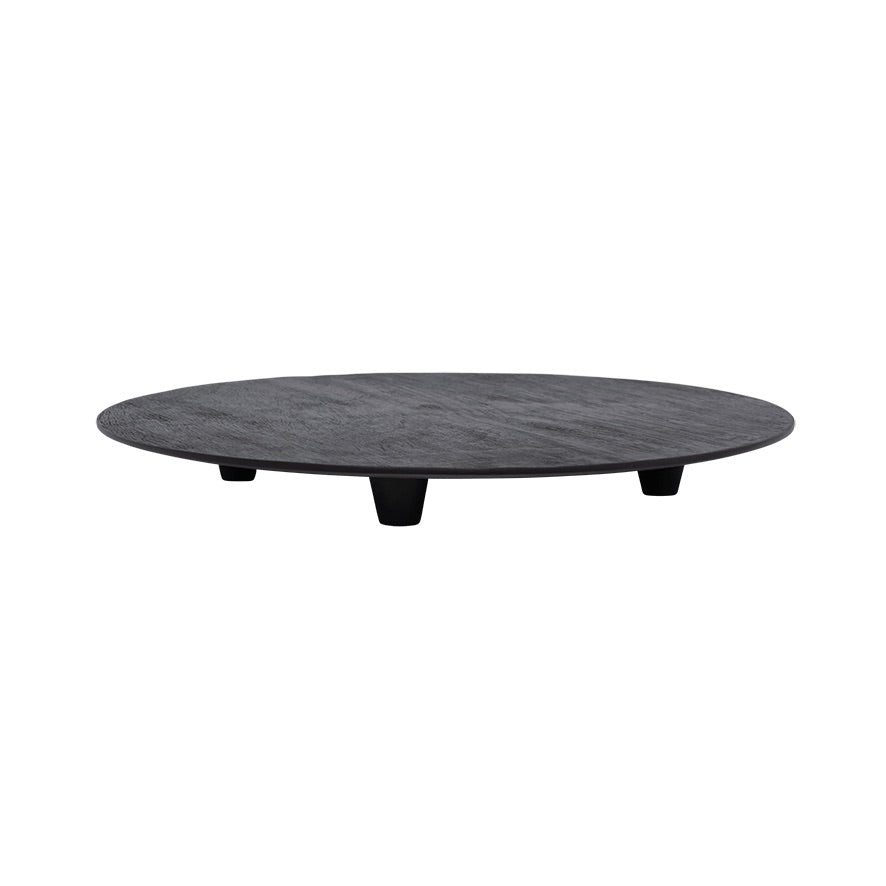 Holz-Servierplatte FLOATING, schwarz