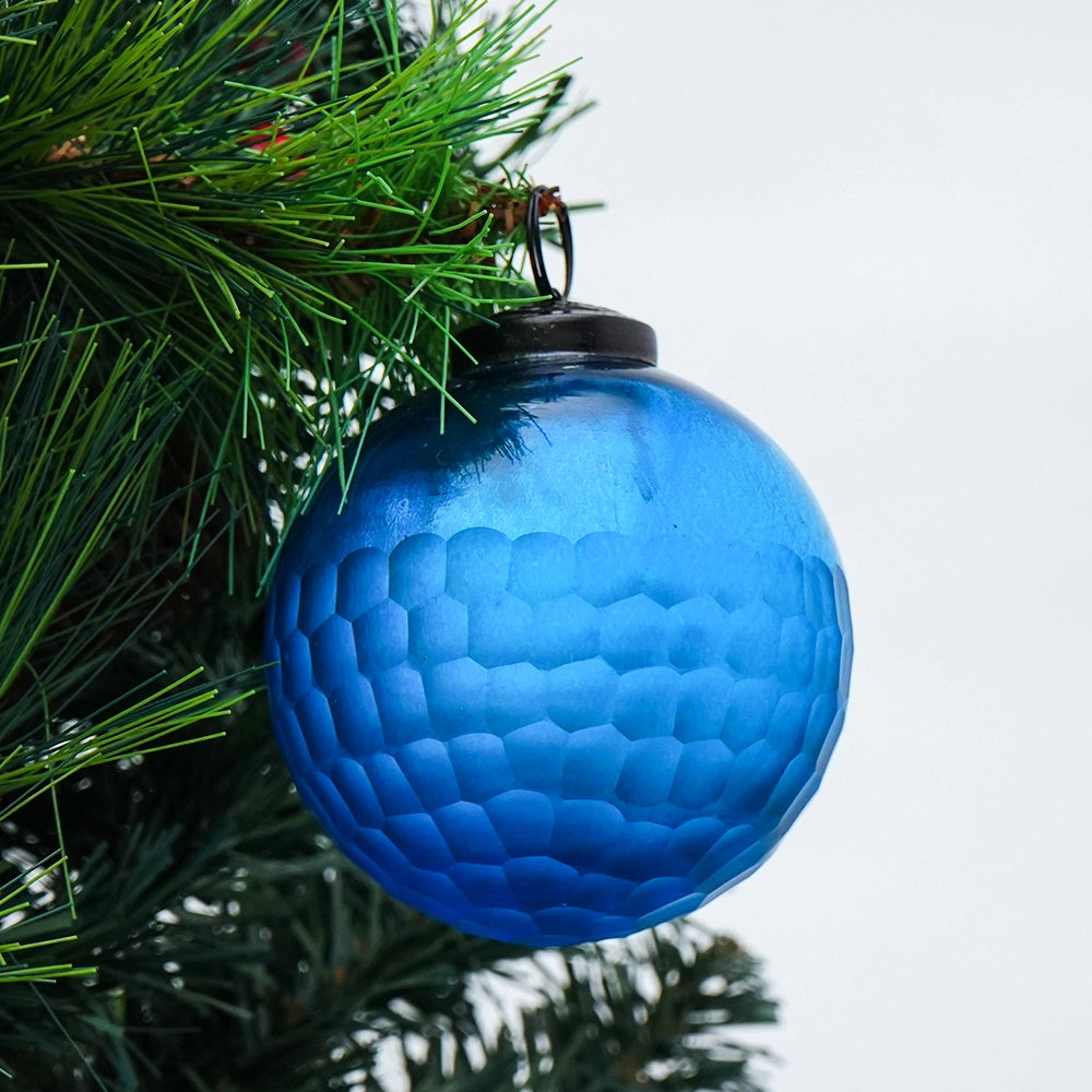 Weihnachtskugel "Blue Surprise"