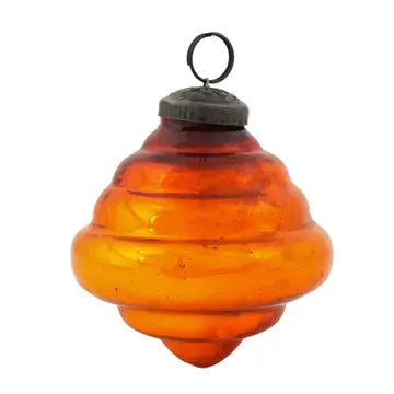 Bernsteinfarbiges Weihnachts-Ornament