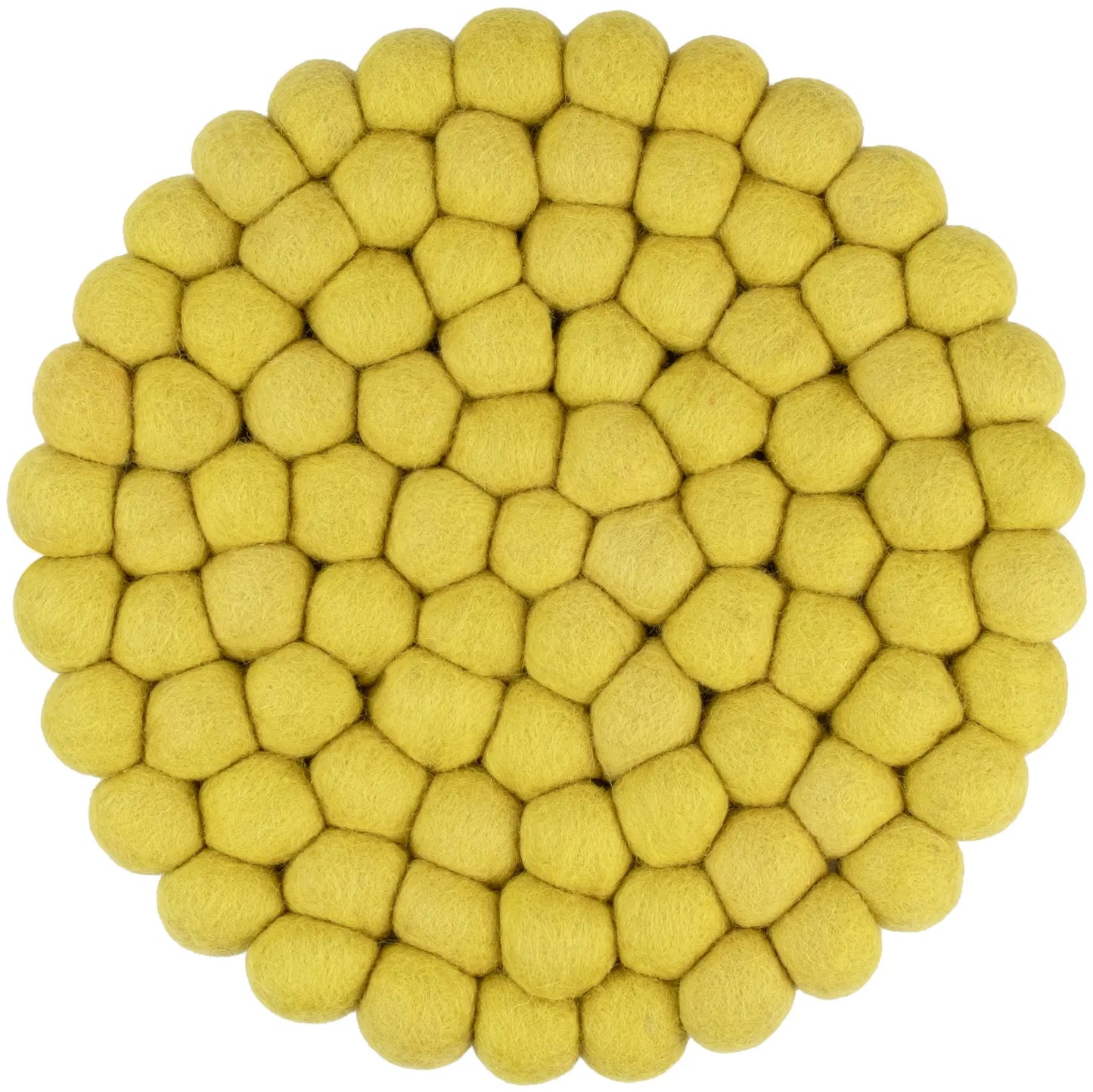 Wollfilz-Kugeluntersetzer Limone, D 22 cm, St. 2,5 cm
