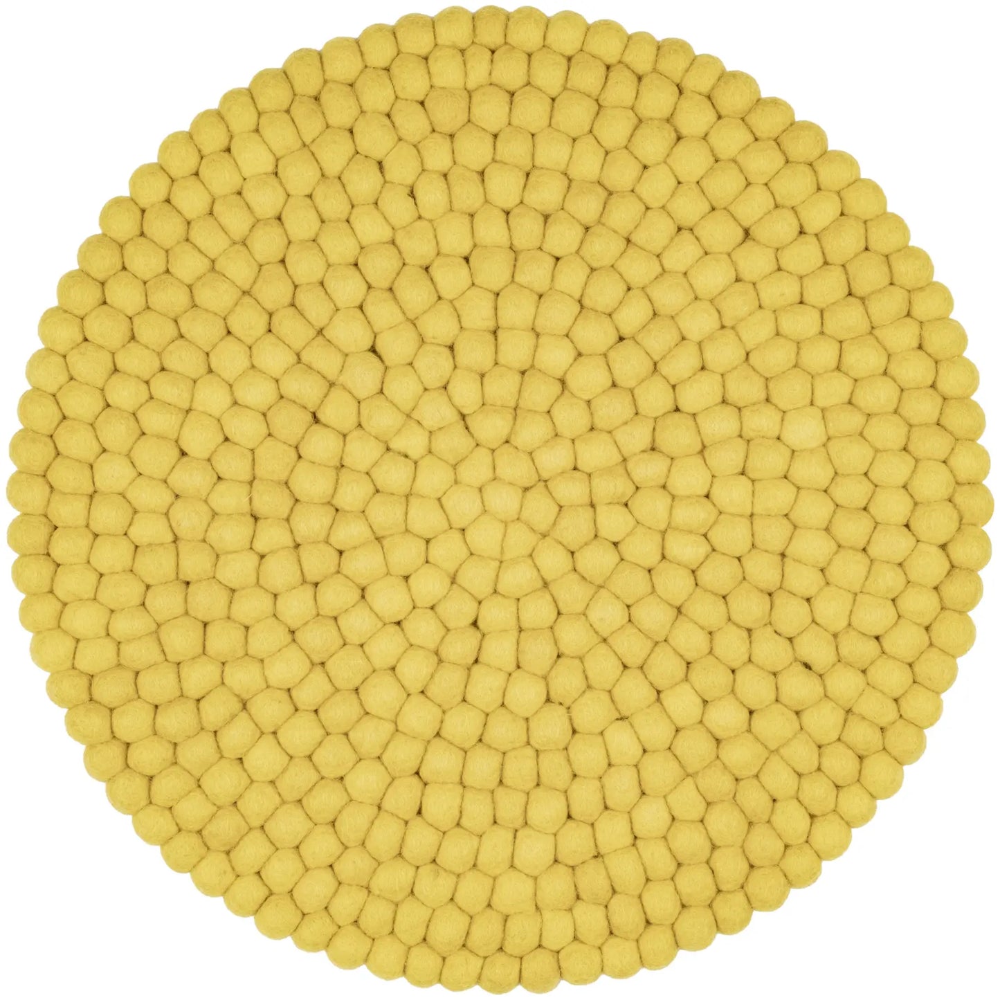 Wollfilz-Kugelunterlage D 36 cm, H 2 cm, auch als Sitzauflage