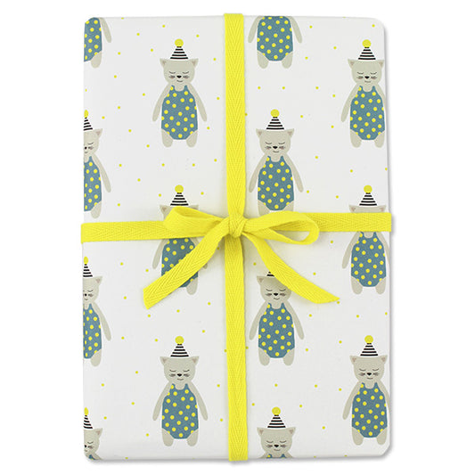 "Miau" Geschenkpapier Katze