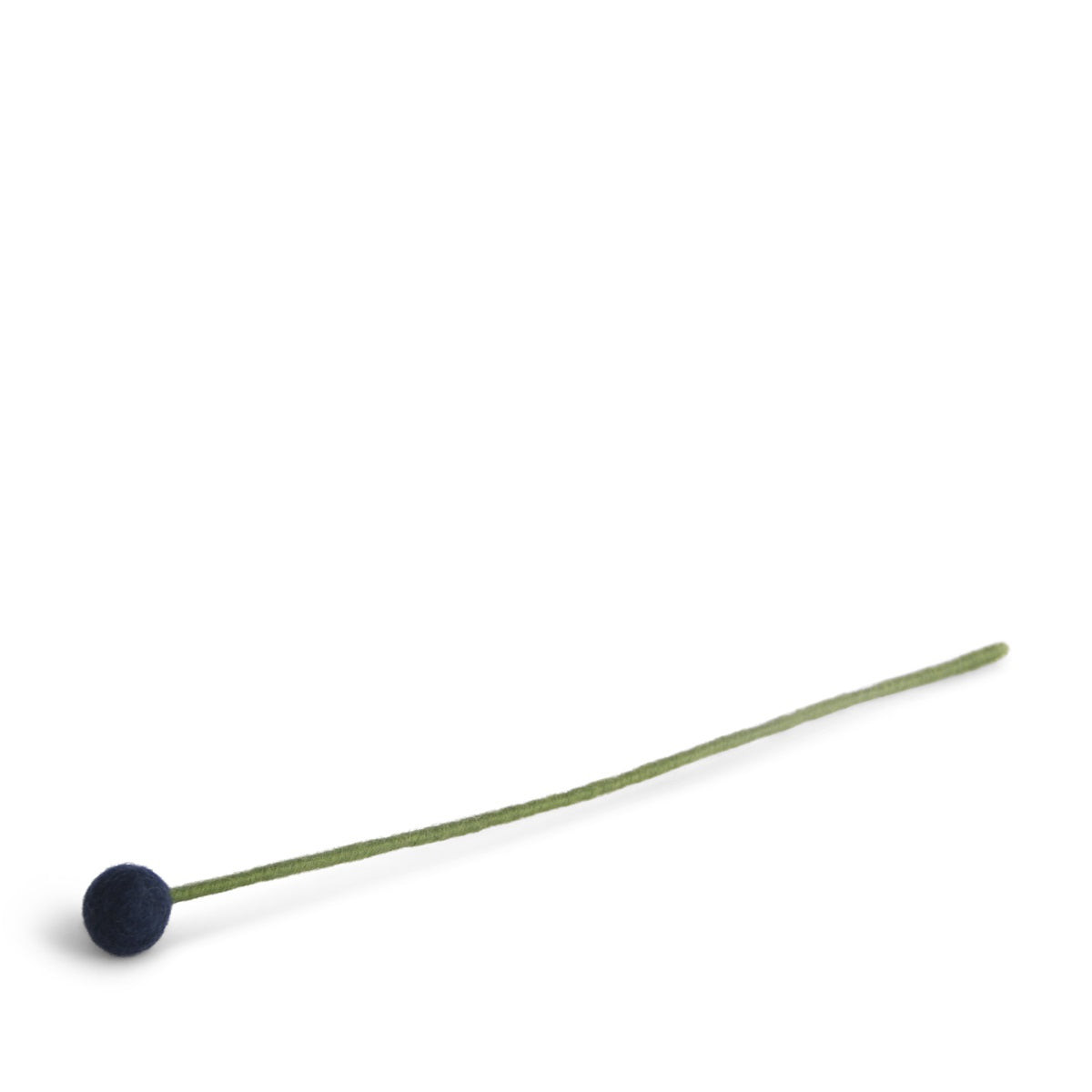 Wollfilz-Kugelblume D 2 cm, L 32 cm blumenblau