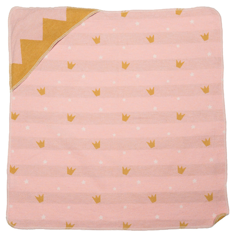 Prinzessin Kapuzendecke Krönchen rosa