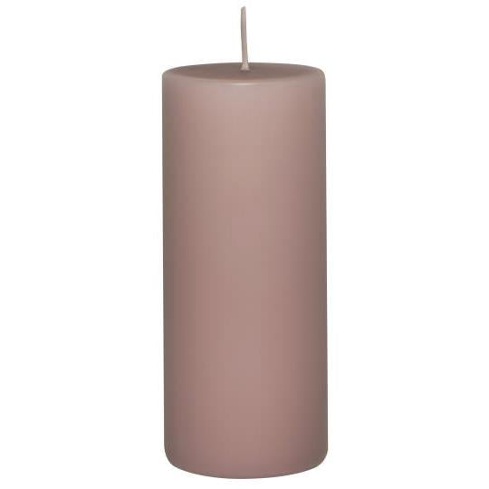 Zylinderkerze rosa D 6 cm, H 15 cm, brennt 60 Stunden