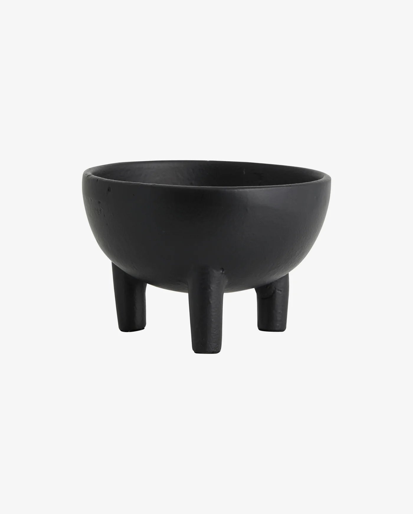 Dreifußschale, Metall schwarz, kleine Größe