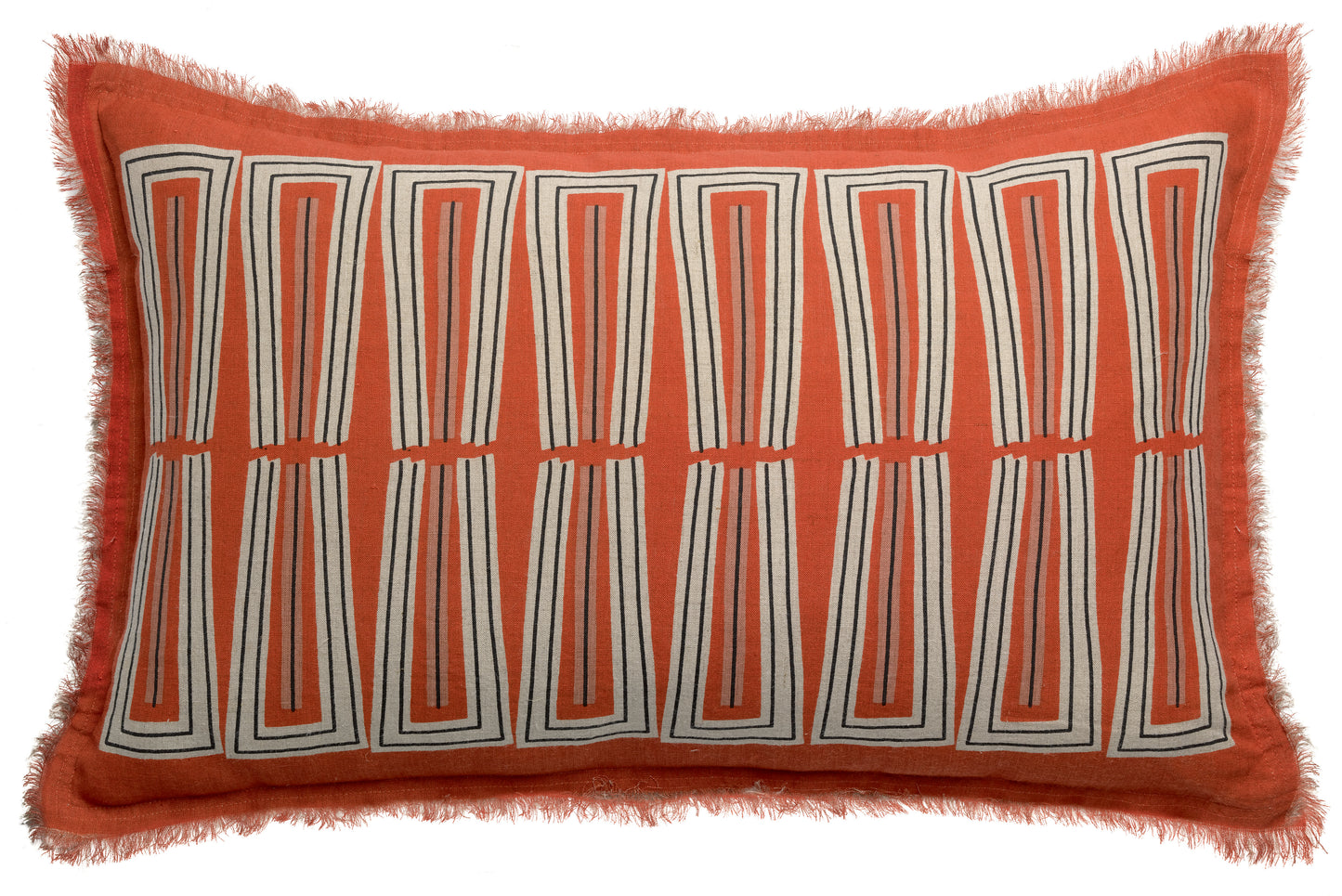 Kissenhülle Aznek-Fez Rotbusch 40 x 65 cm