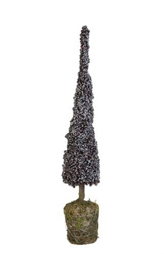 Weihnachtsbaum silver sparkle, H 53 cm, D 7 cm