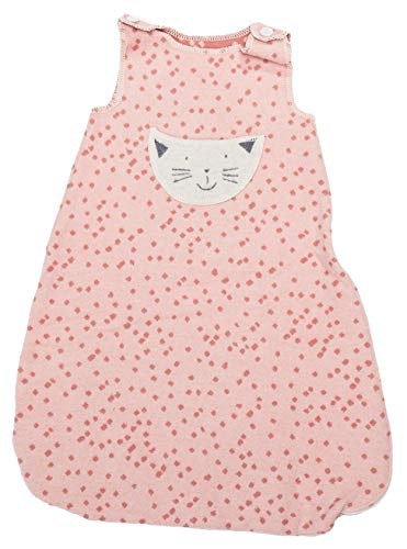 "Miau" Schlafsack Katze rosa für Kinder von 0 bis 1 Jahr