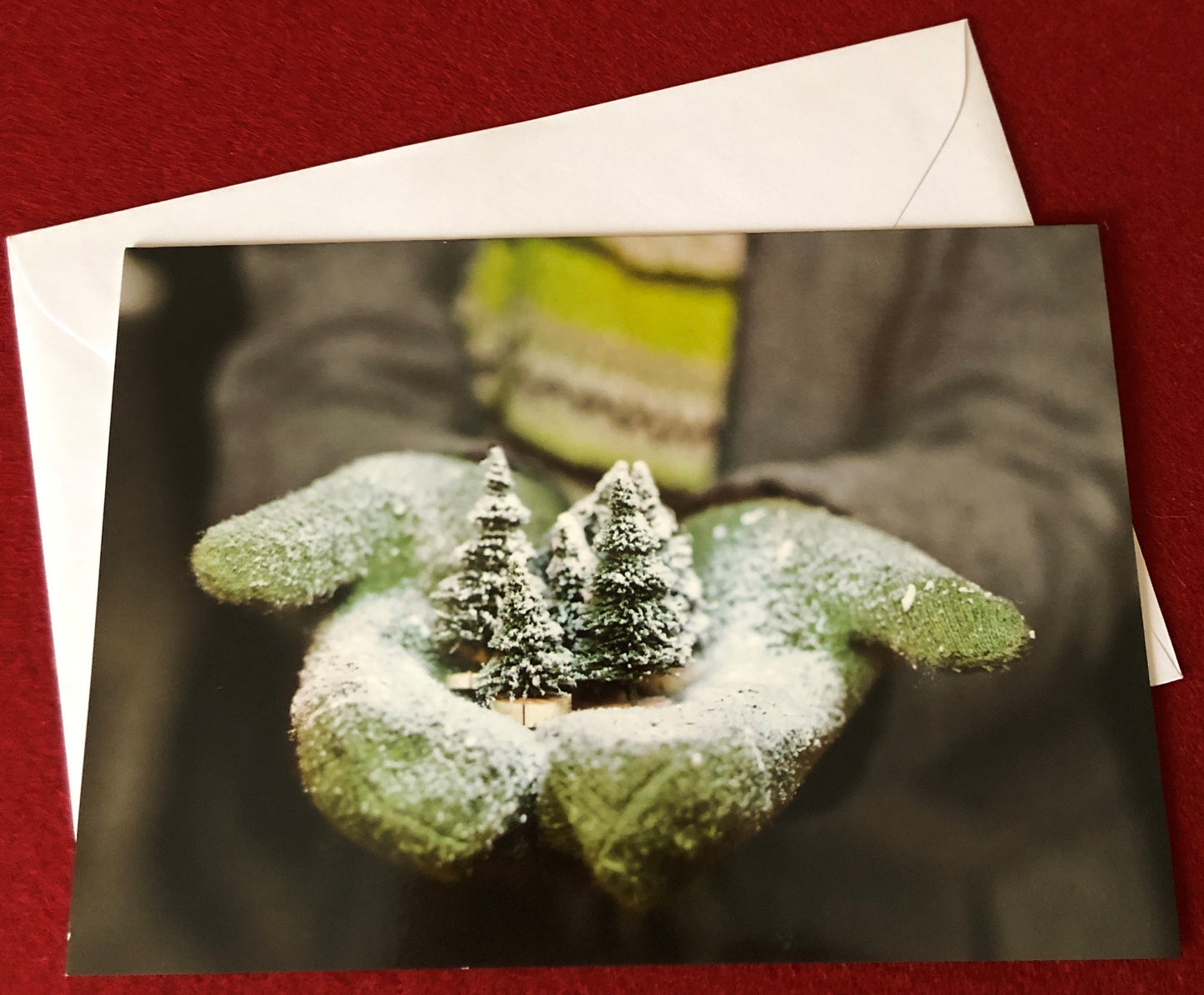 Doppelkarte Weihnachtshände