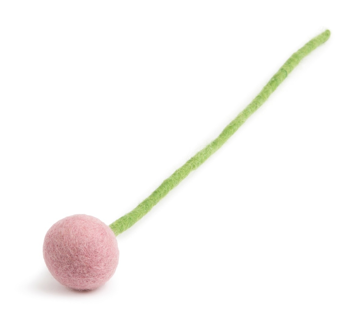 Wollfilz-Kugelblume dusty pink, D 3,5 cm, H 32 cm