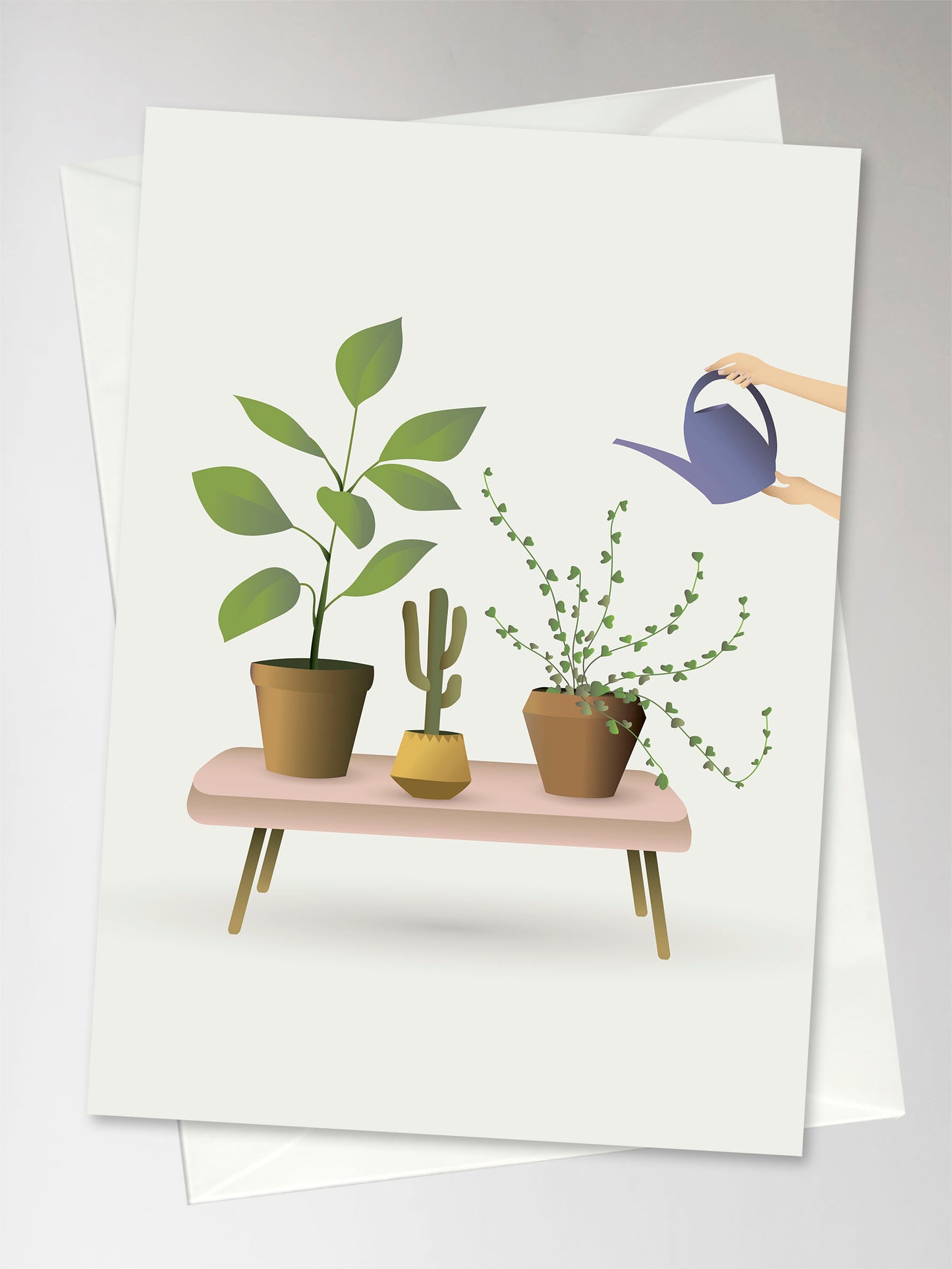 Gartenfreude Doppelkarte Pflanzenbank