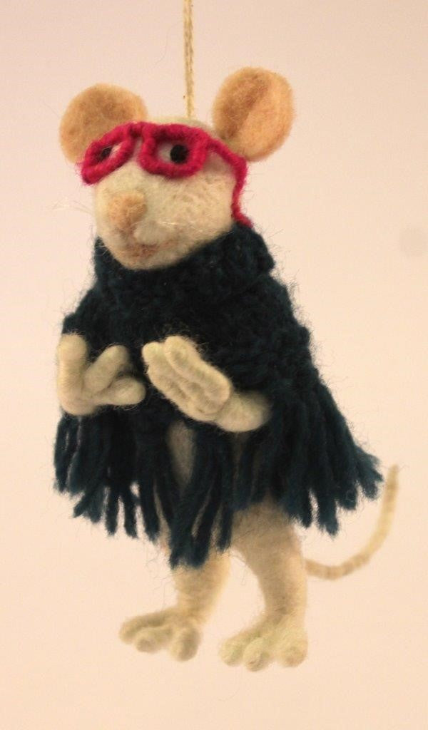 Maus Wollfilz-Anhänger Germany's next Mousemodel