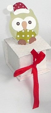 Birdy Geschenkschachtel mini, Eule B 6,5 cm, H 6,5 cm, T 5,5 cm
