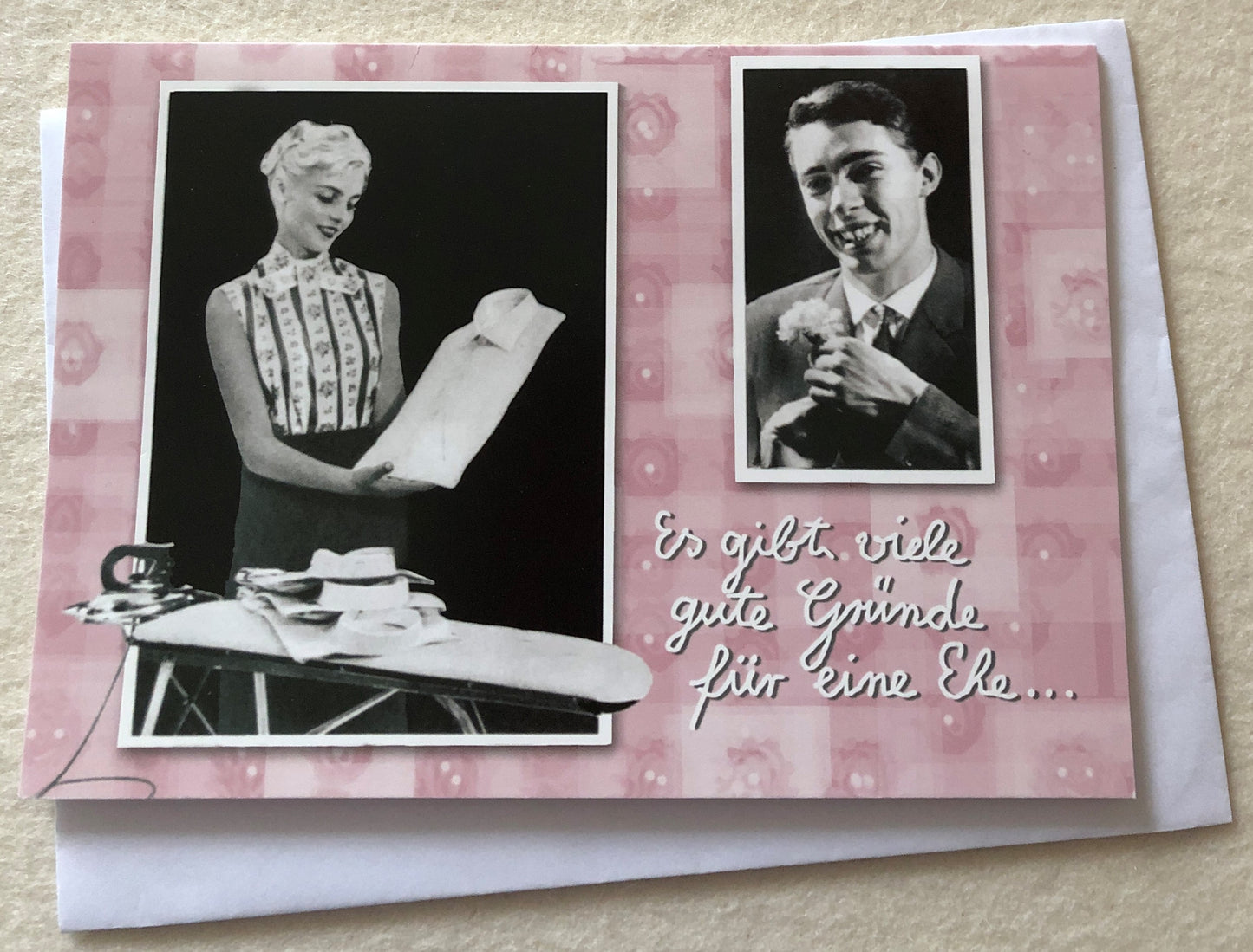 Doppelkarte Gute Gründe für eine Ehe