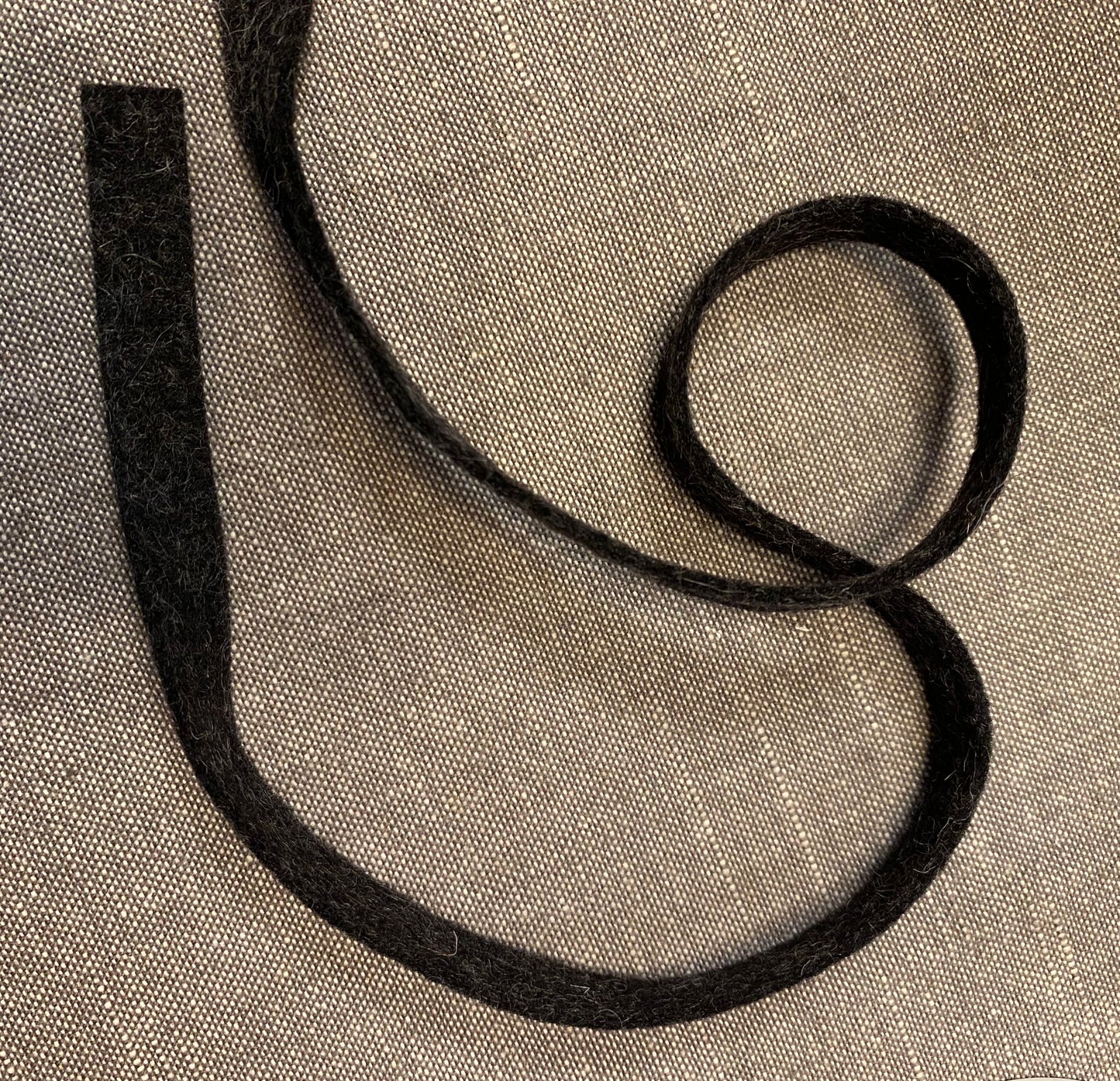 Hey-Sign Wollfilz-Band für Steckblumen oder -blätter, 01 = anthrazit