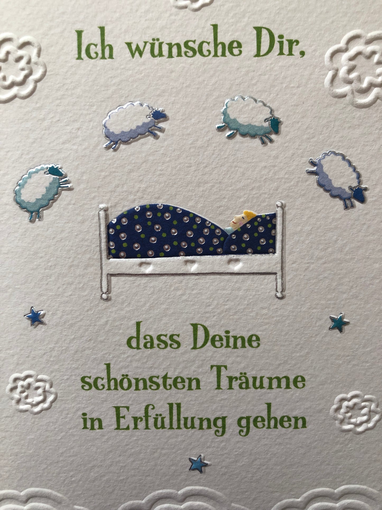 "Määh" Doppelkarte Träume in Erfüllung
