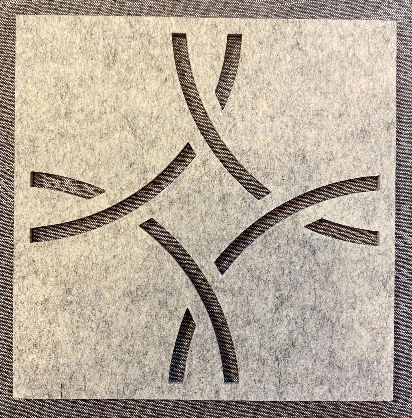 Wollfilz-Unterlage Ornament 20 x 20 cm 06 Marmor