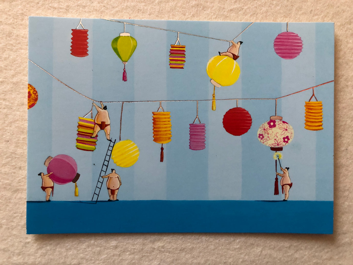 Postkarte Laternenfest